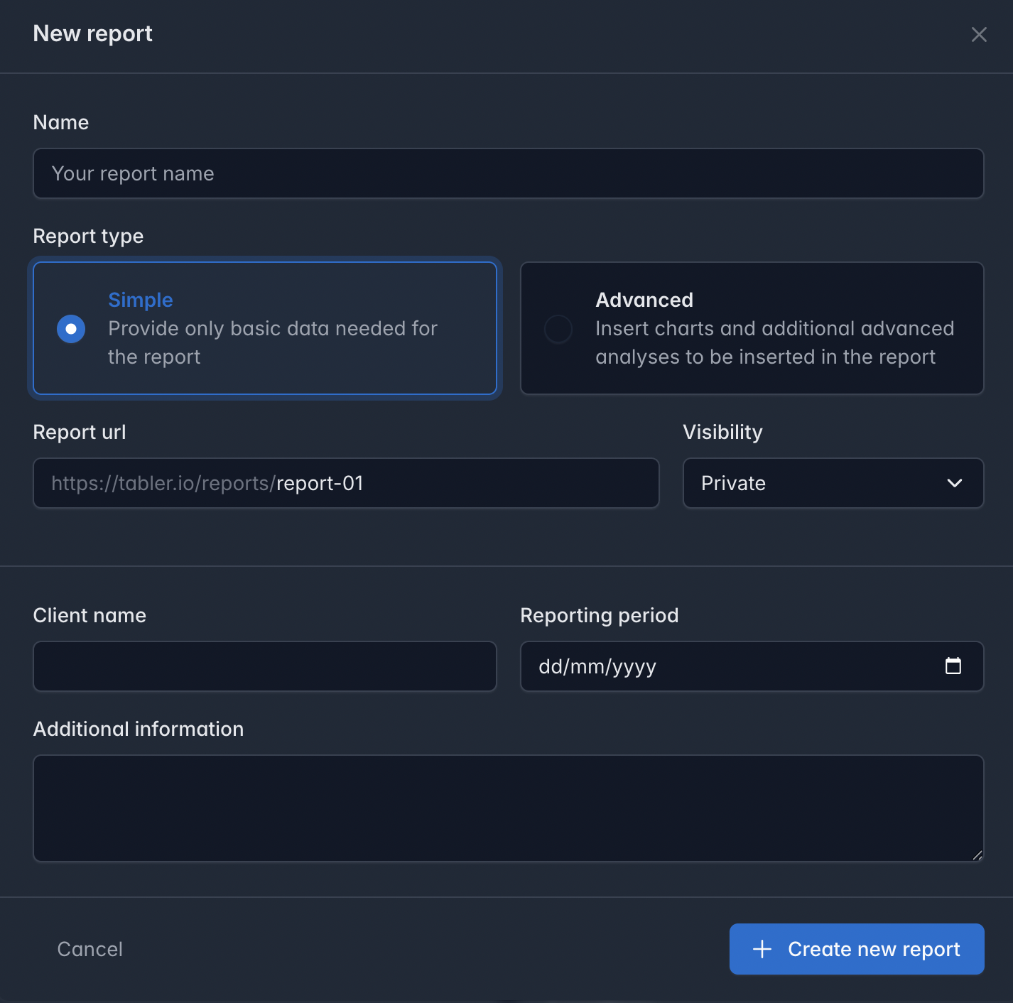 Create custom reports Create custom reports